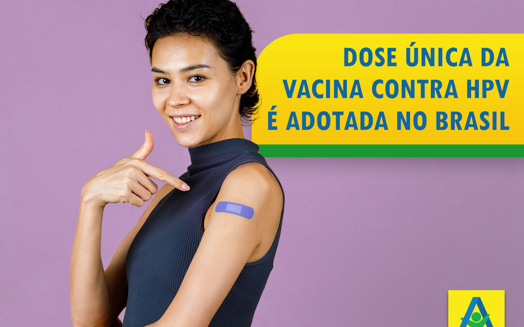 Dose única da vacina contra o HPV é adotado no Brasil
